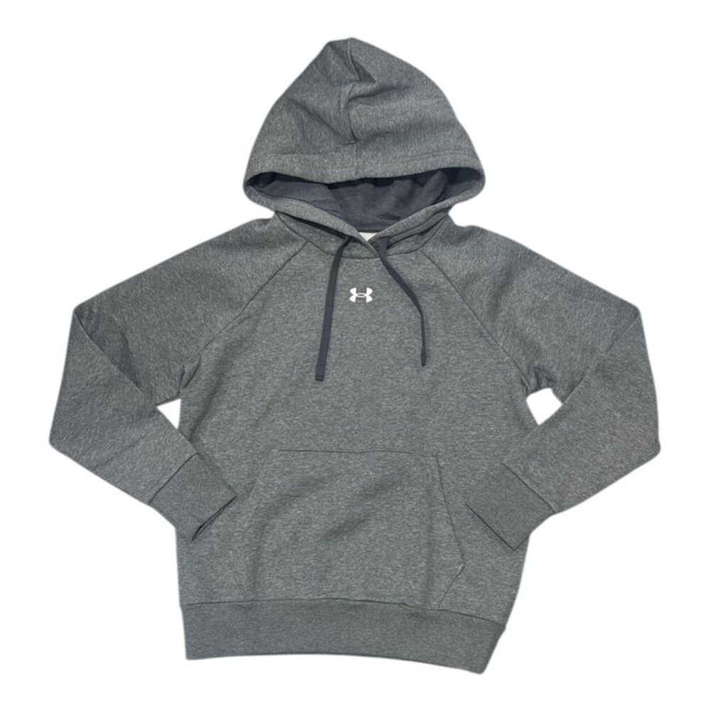 Under Armour Women's UA Rival Brushed Fleece Pullover Hoodie - Grey